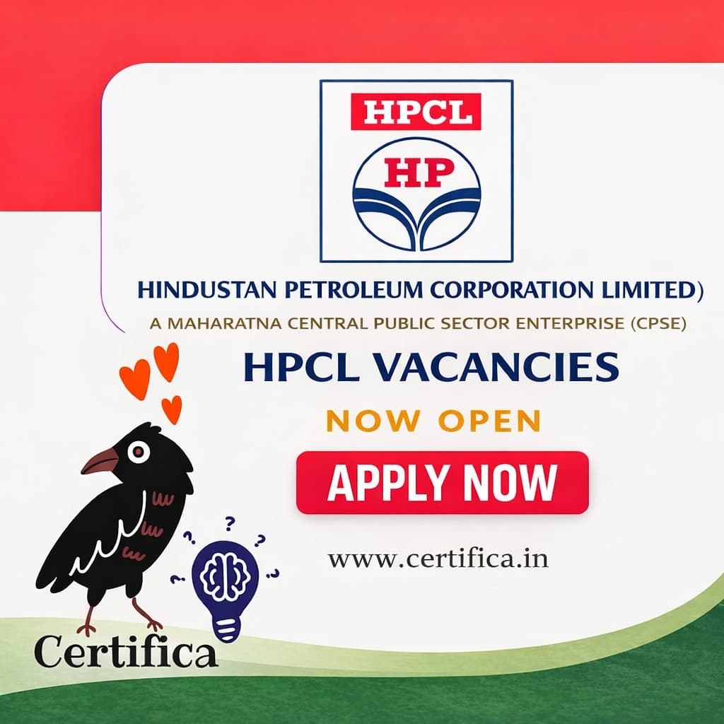 HPCL Recruitment 2026 – Hindustan Petroleum Vacancies, Apply Online