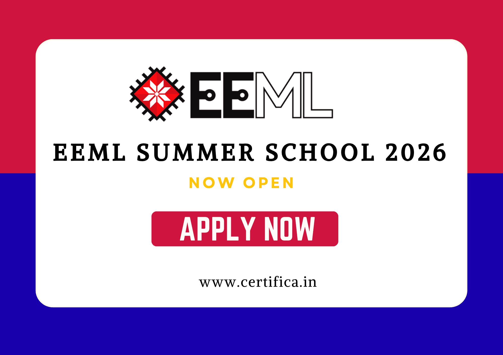 EEML Summer School 2026 – Fully Funded in Europe