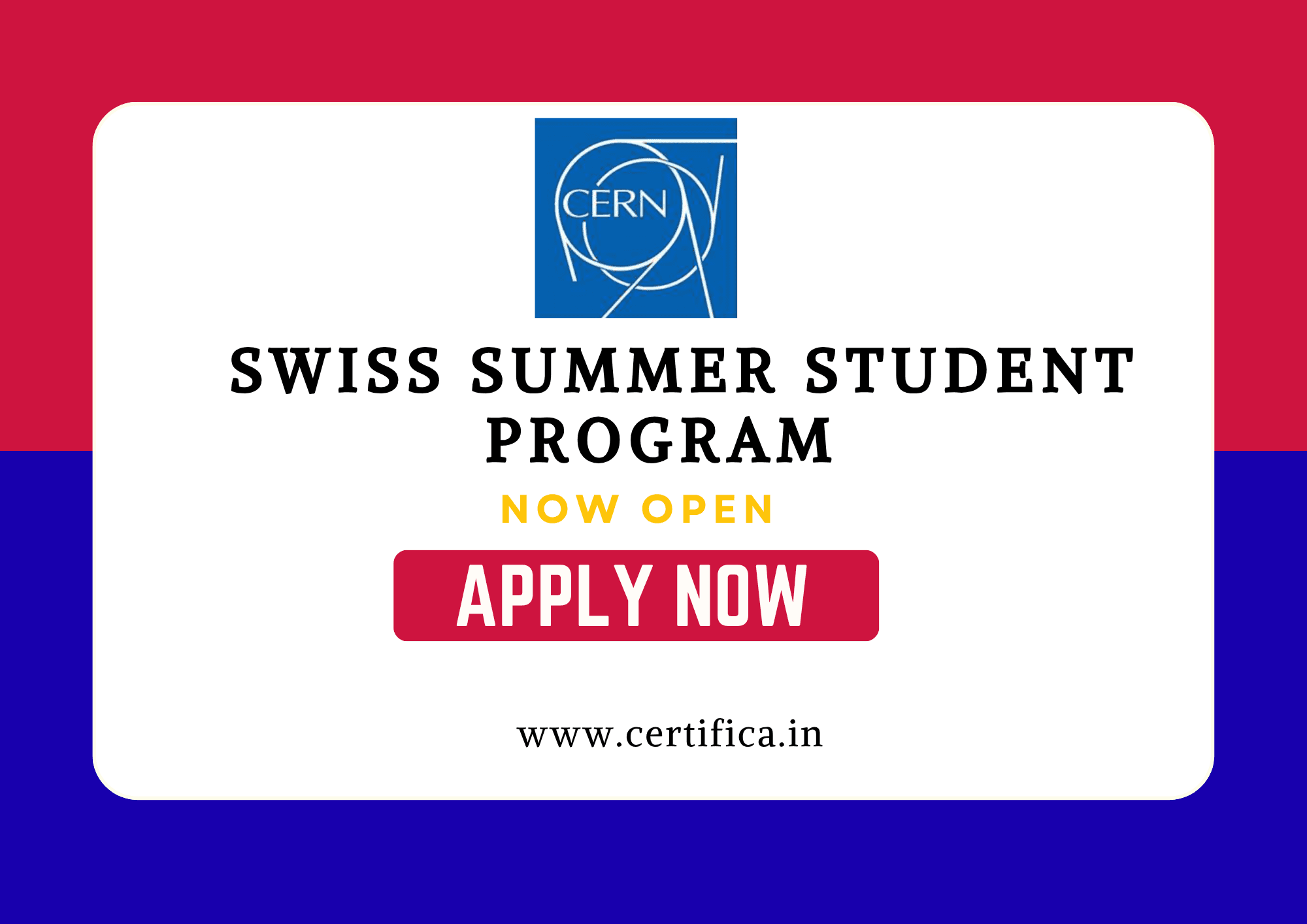 Swiss Summer Student Program 2026 (S3P3) – Fully Funded