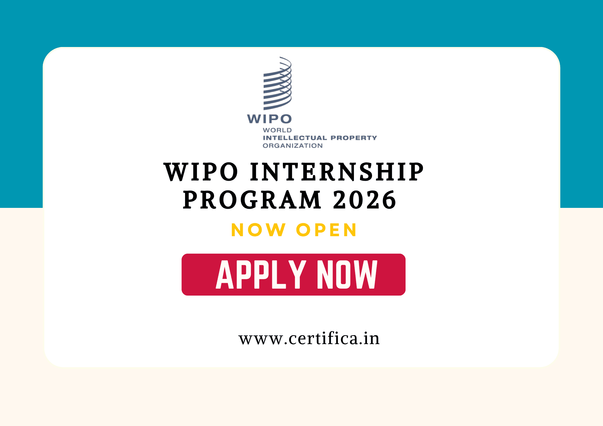 WIPO Internship Program 2026 – Paid Internship in Switzerland