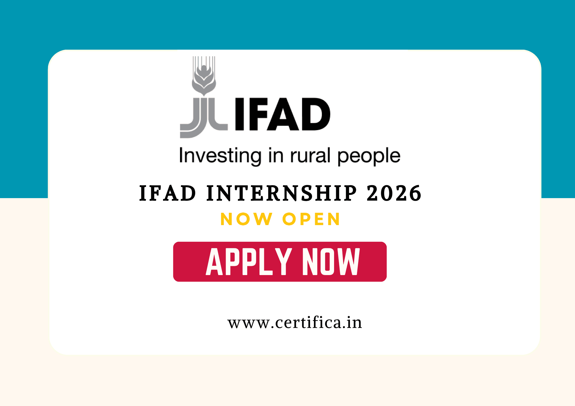 IFAD Internship Programme 2026 – Paid Internship in Italy