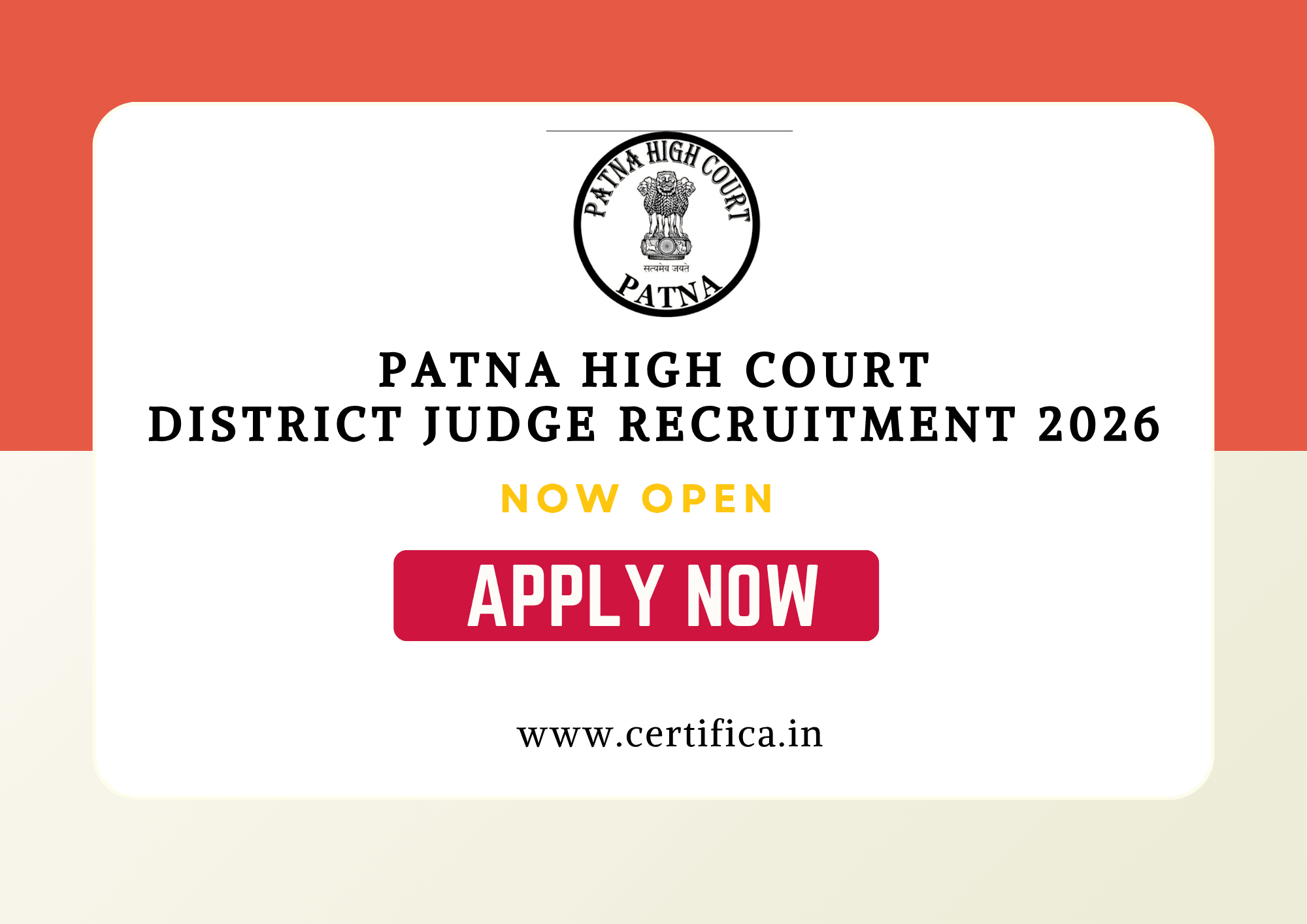 Patna High Court District Judge Recruitment 2026 – Apply Online