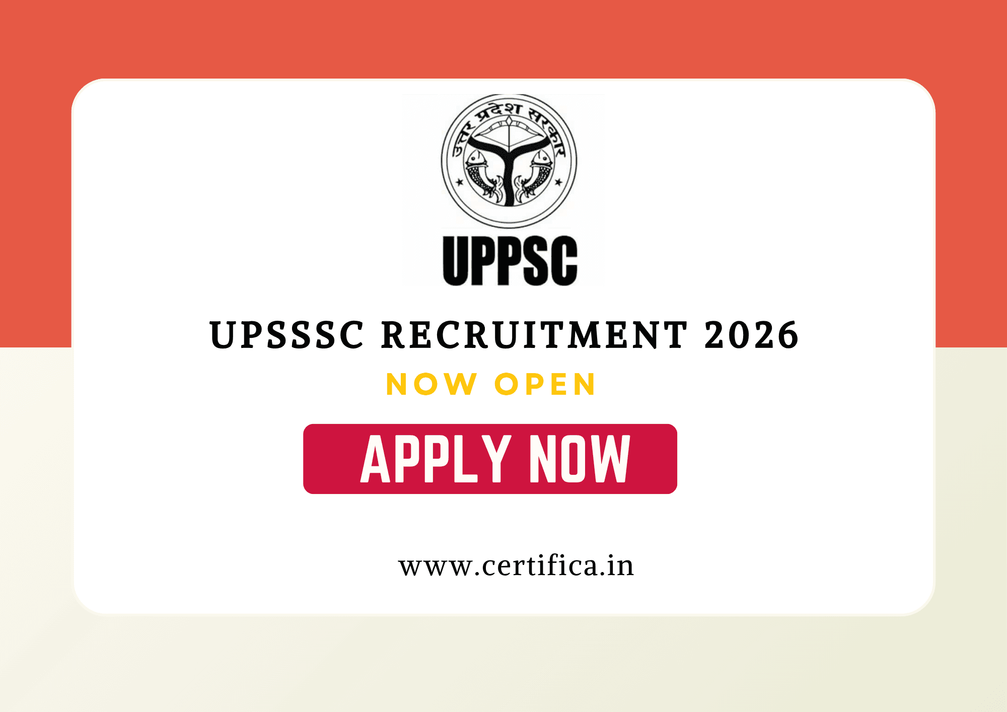 UPSSSC Latest and Upcoming Recruitment 2026 – Through PET
