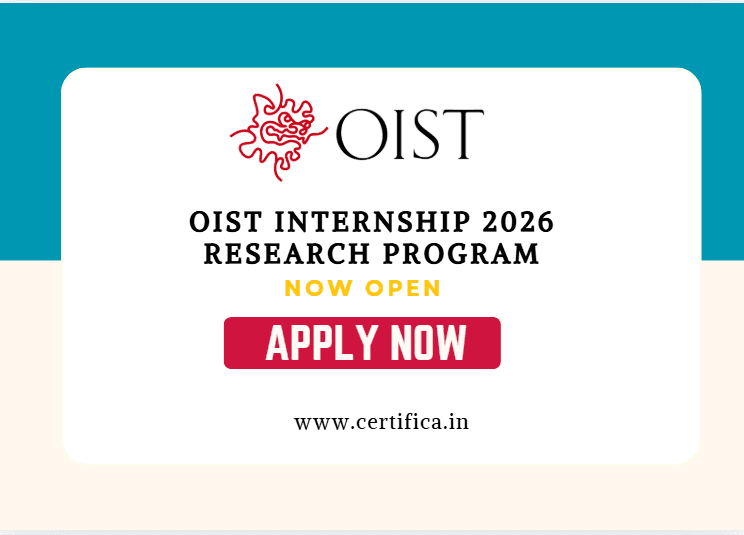 OIST Research Internship 2026 — Fully Funded Internship in Japan