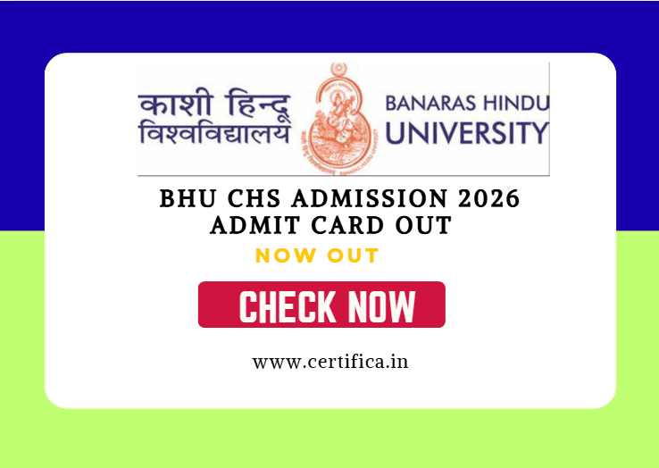 BHU SET / CHS Admission 2026 Admit Card Out — LKG to Class 11 Entrance