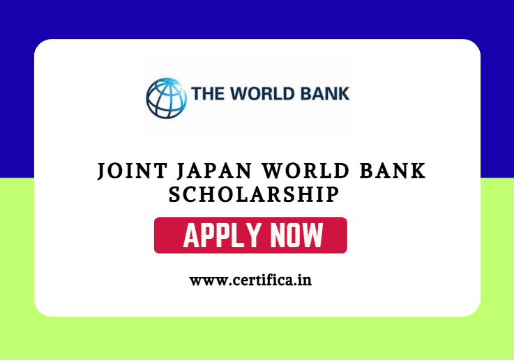 Joint Japan World Bank Scholarship Program 2026 – Fully Funded