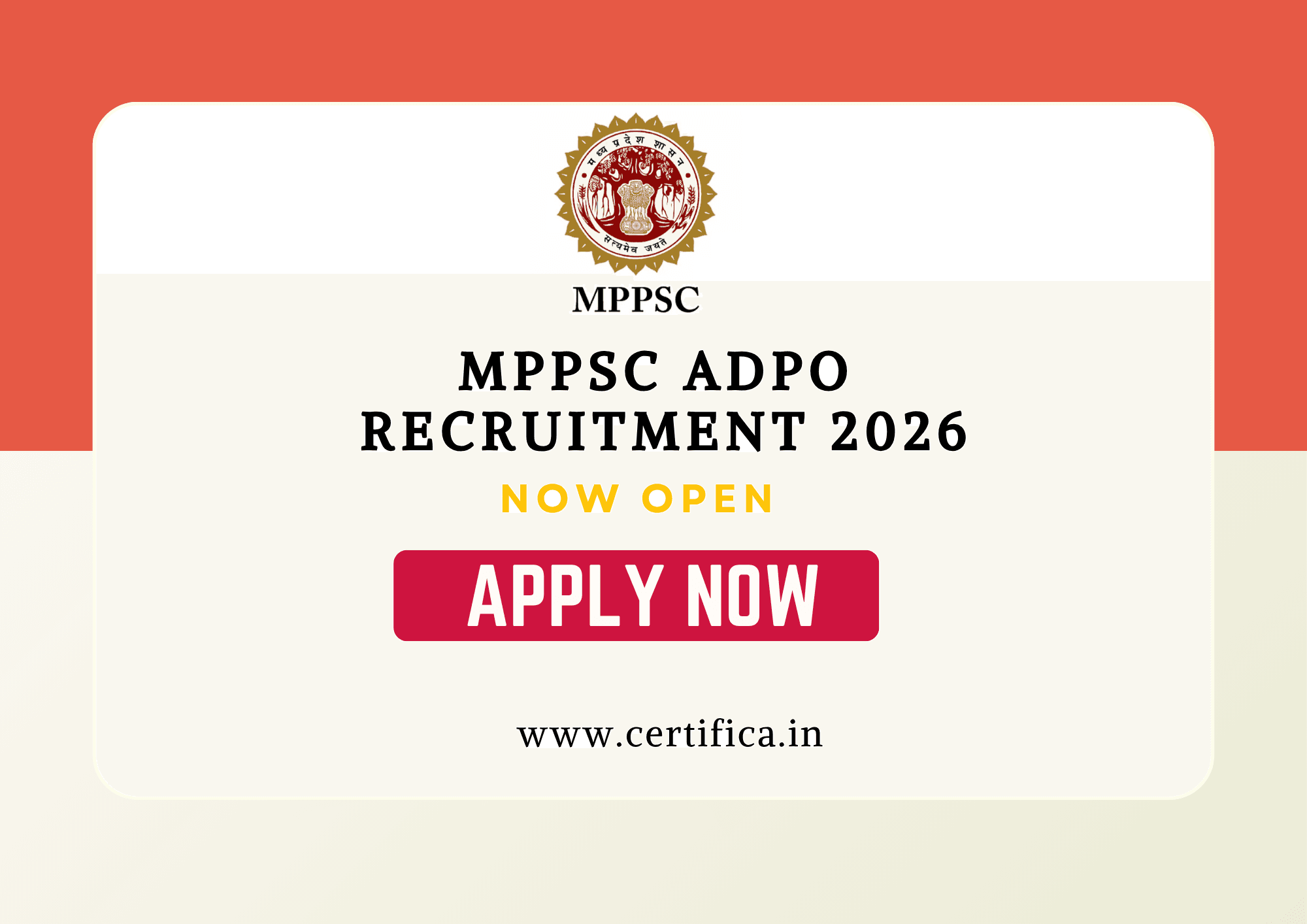 MPPSC ADPO Recruitment 2026 – Apply Online for 17 Posts