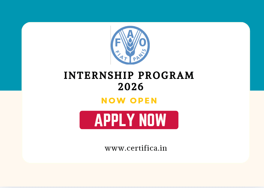 FAO Internship Program 2026 (Rome, Italy) – Paid Internship
