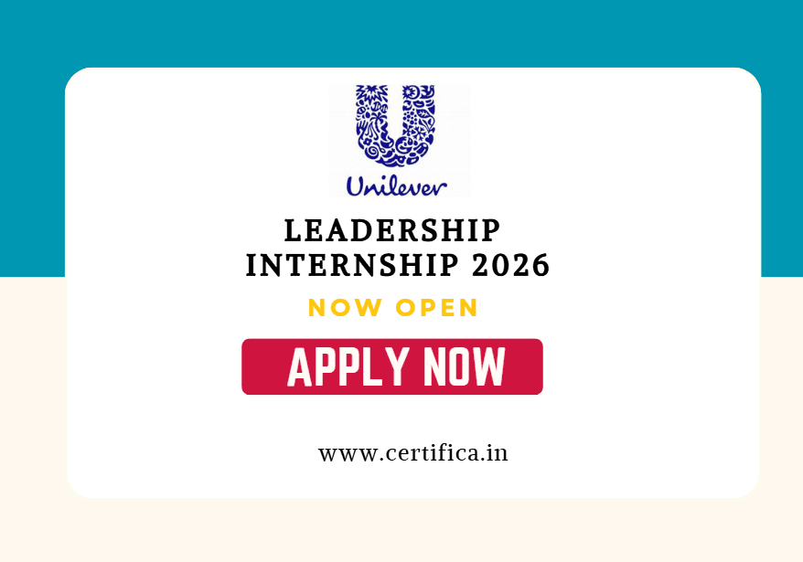 Unilever Leadership Internship Program 2026 — Paid Internship