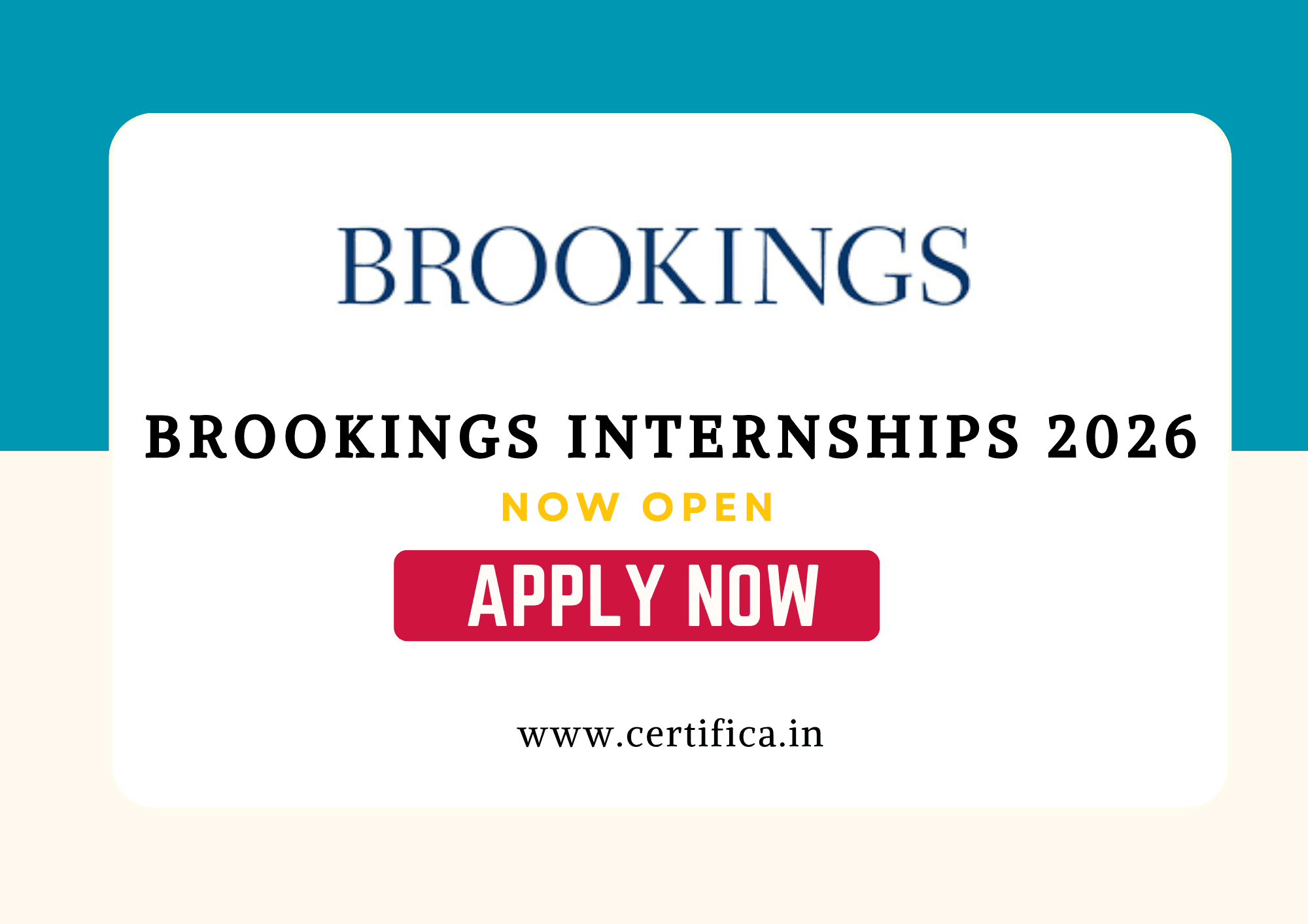 Brookings Internships 2026 in United States (Hybrid-Remote) – Paid