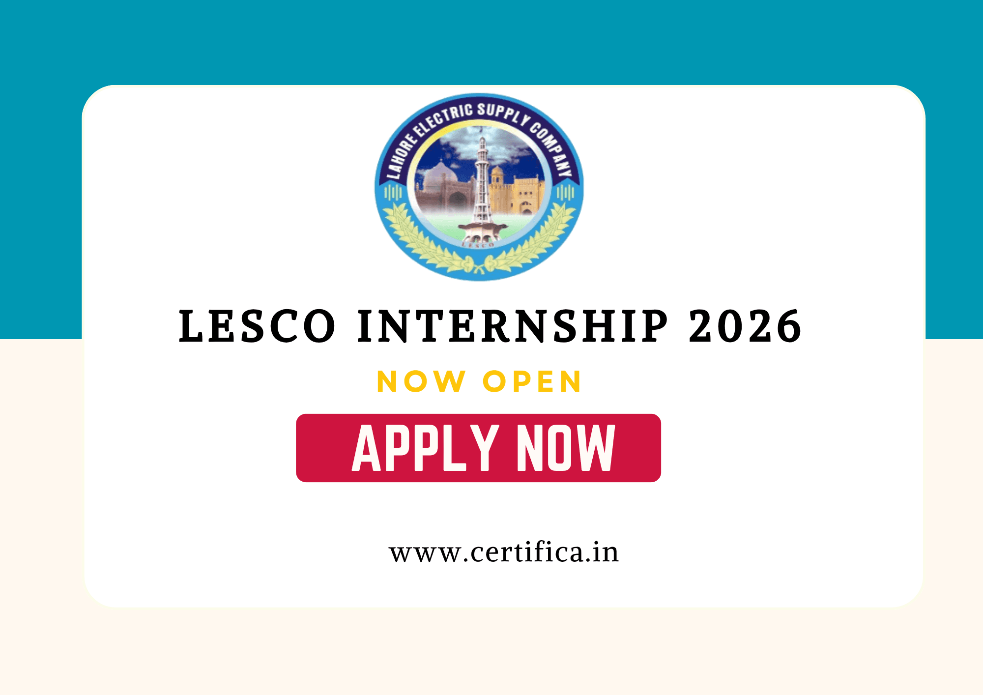 LESCO Internship Program 2026 | Stipend (30,000 PKR)