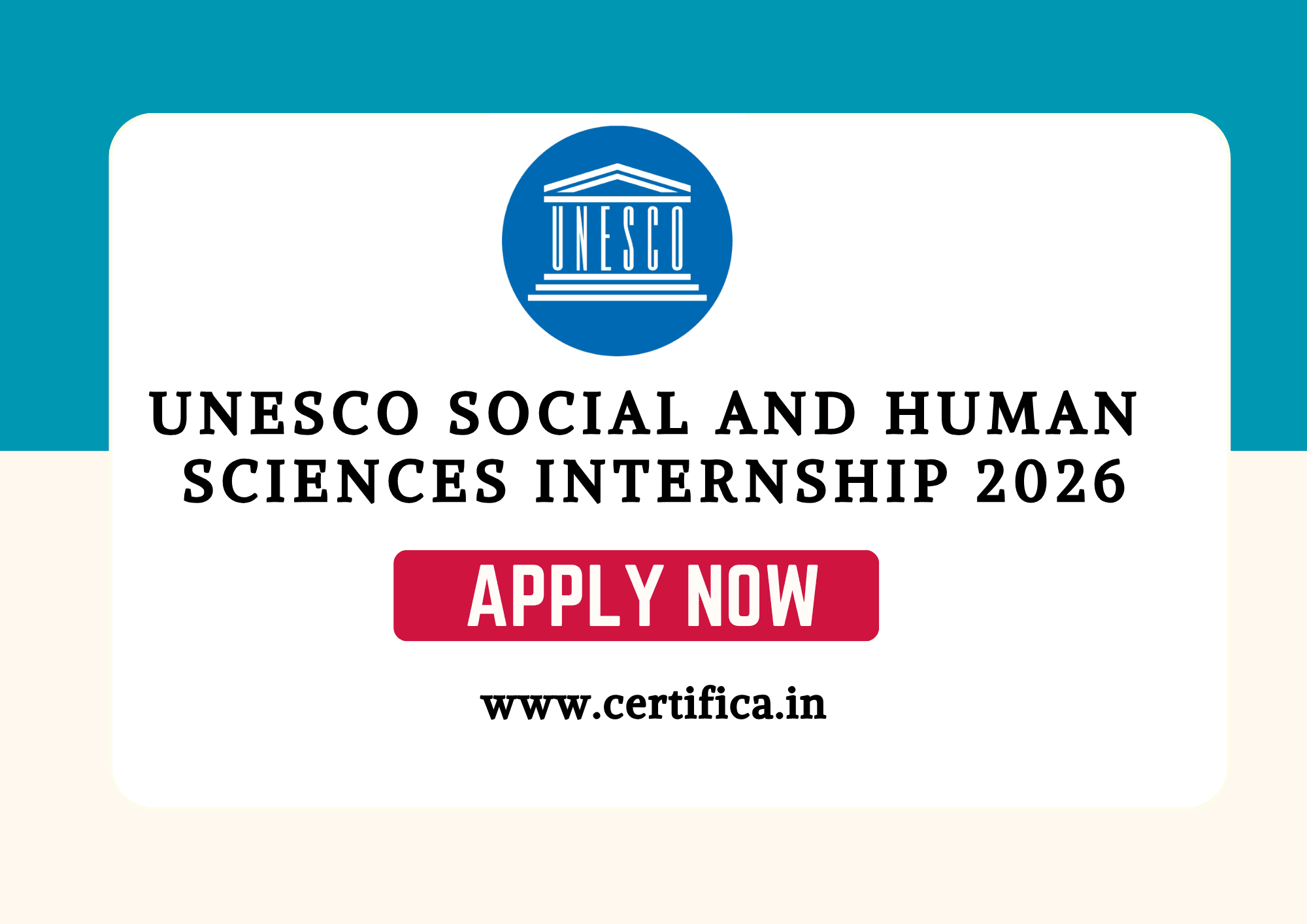 UNESCO Social and Human Sciences Internship 2026