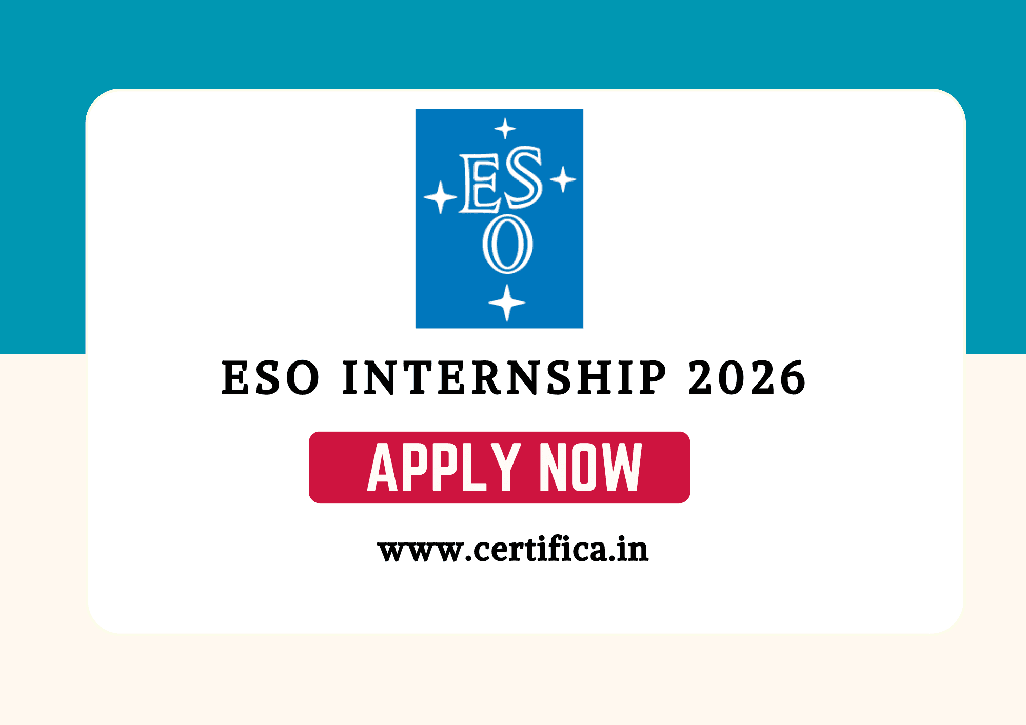 ESO Internship Program 2026 in Germany (Fully Funded) – Apply Online