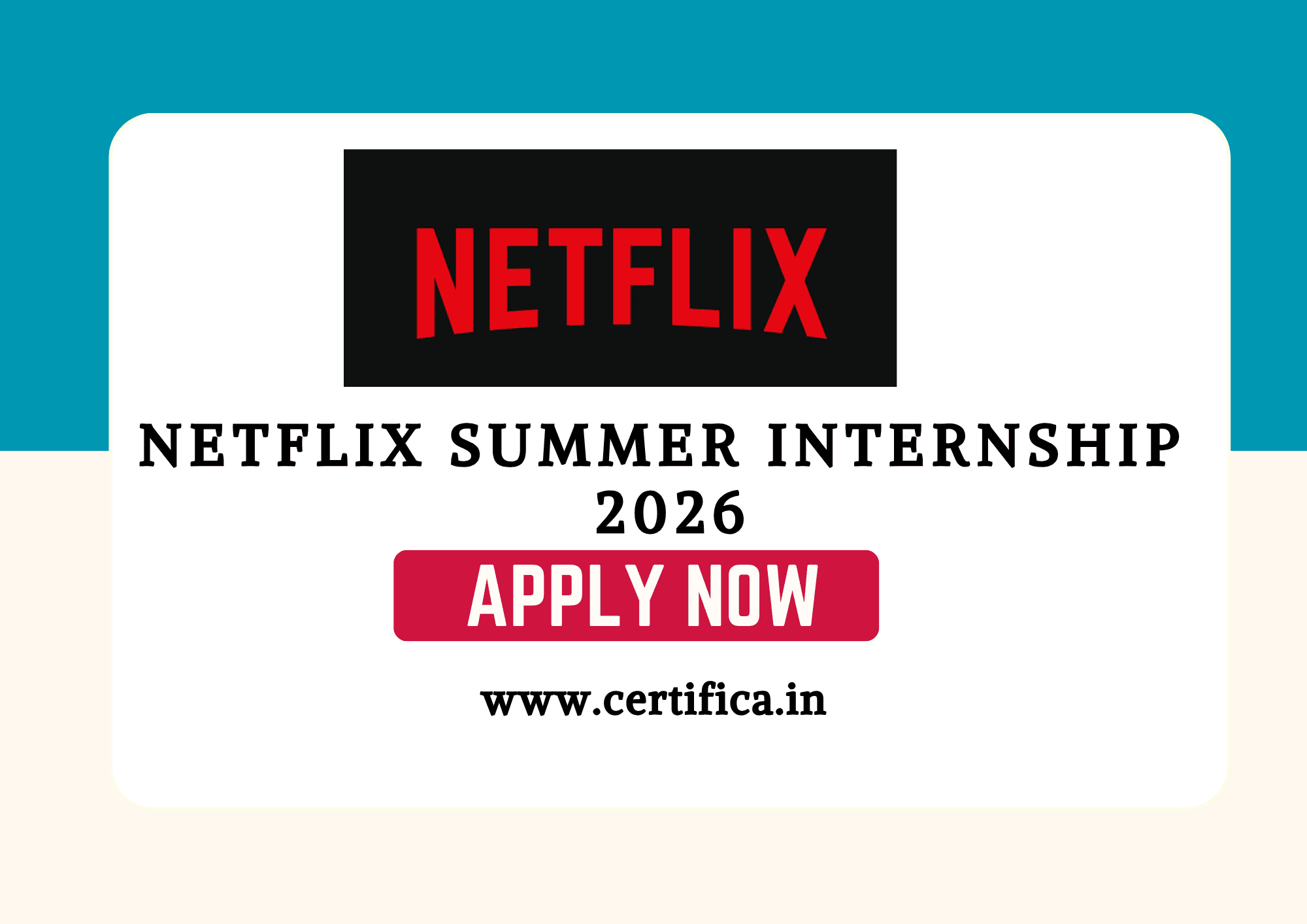 Netflix Summer Internship 2026 (Paid) – Multiple Roles