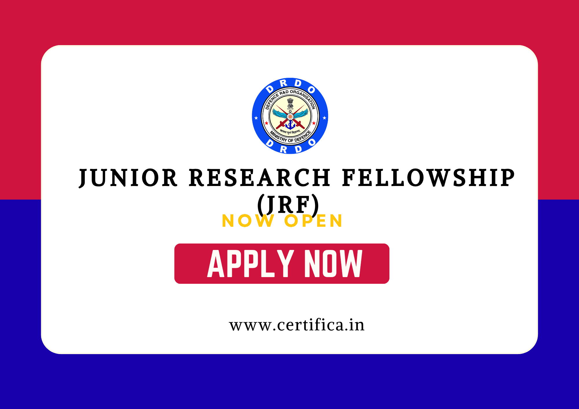 CFEES DRDO JRF Recruitment 2026 — Walk-in Interview