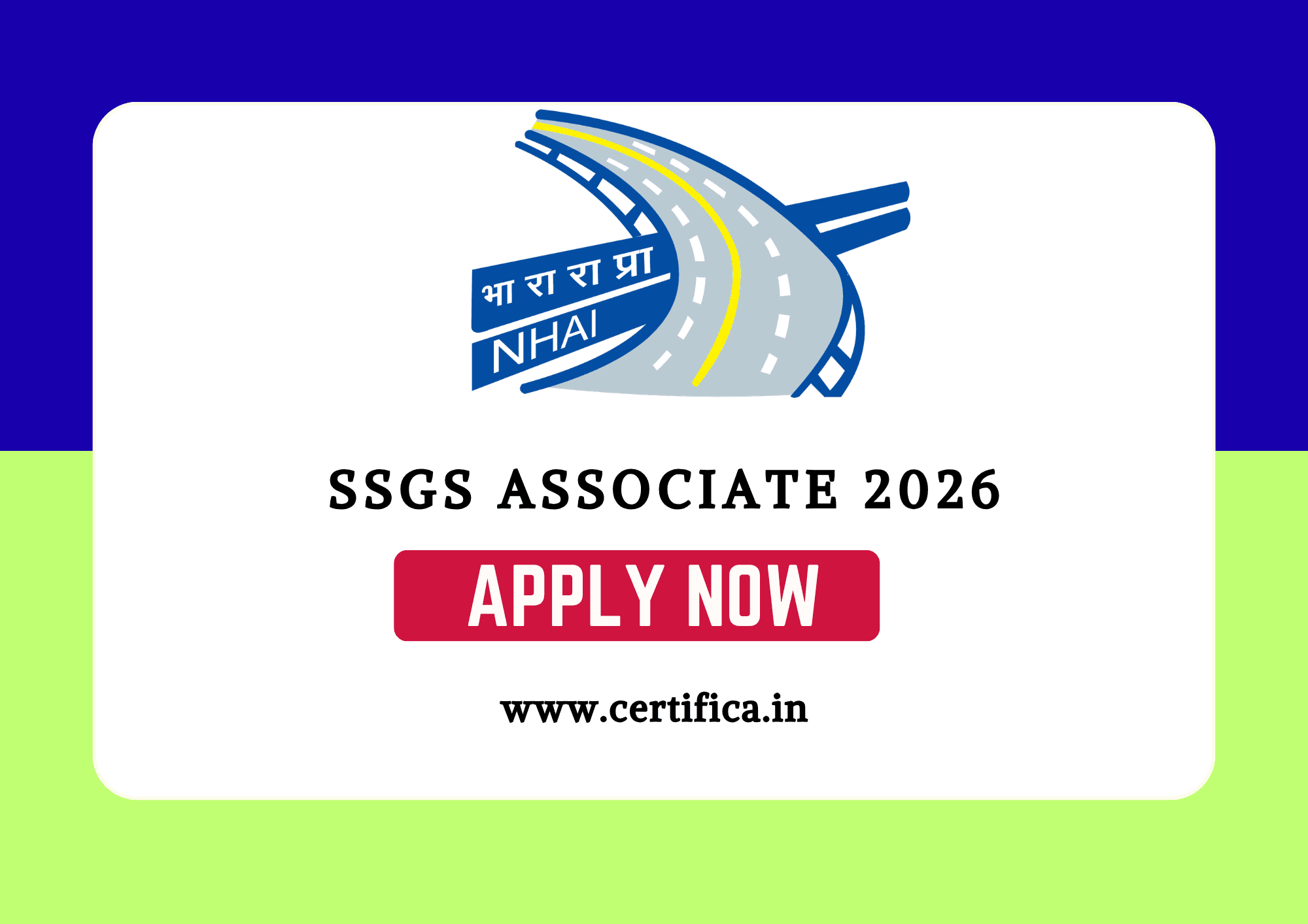 NHIDCL Associate Recruitment 2026 — SSGS 100 Vacancies