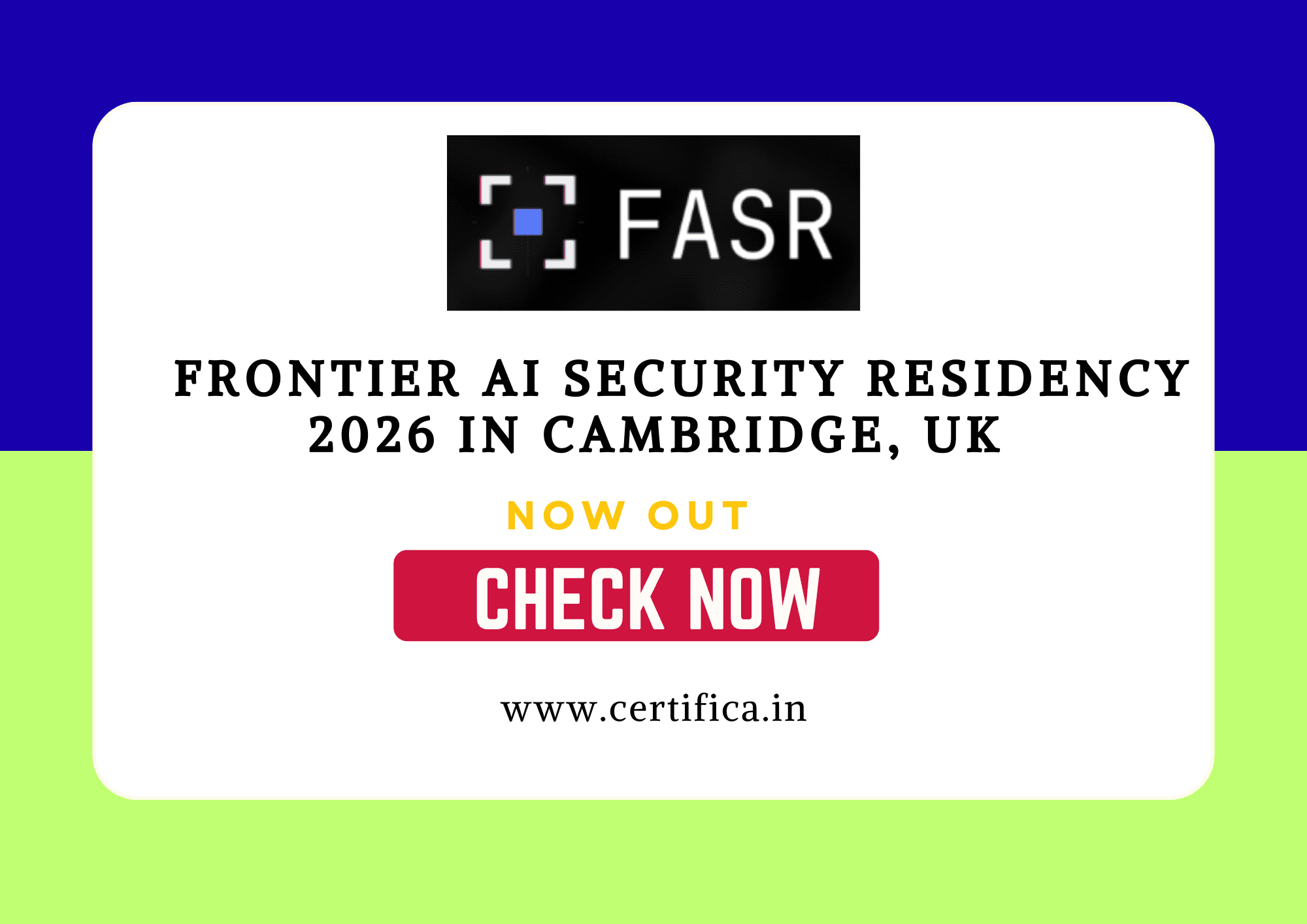Frontier AI Security Residency 2026 in the UK (Fully Funded) | Complete Application Guide